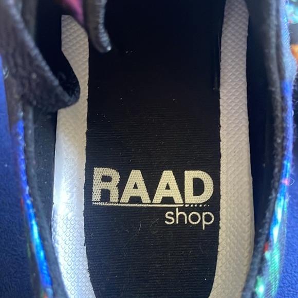 Raad shoes color splotch skull pattern never worn - Picture 5 of 6